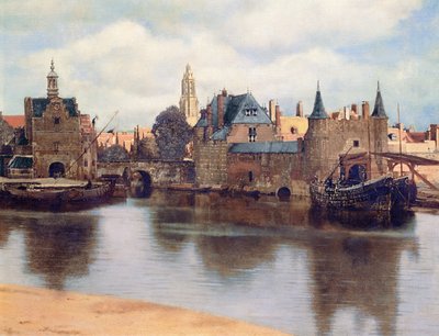 View of Delft (detail) by Jan Vermeer van Delft